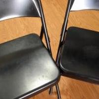 2 steel chairs - 12$ for sale in Saratoga Springs NY by Garage Sale Showcase member mani.createvalue, posted 02/18/2019
