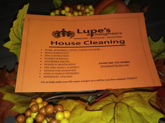 LUPE'S&DAUGHTERS HOUSE CLEANING for sale in Waxahachie TX