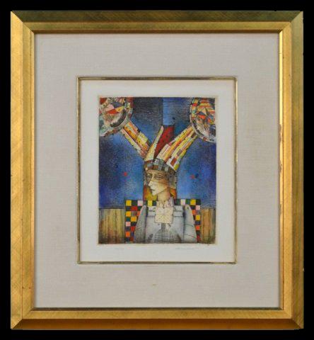 MIKHAIL ALEKSANDROV-colored etching for sale in Poughkeepsie NY