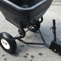 Brinly Tow-Behind Lawn Spreader for sale in Dahlonega GA by Garage Sale Showcase member carolcoco@bellsouth.net, posted 10/05/2018