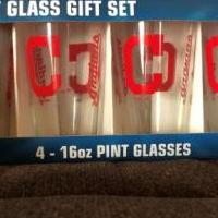 Cleveland Indians Glass Pint Gift Set for sale in Norwalk OH by Garage Sale Showcase member Brad Harp, posted 12/18/2019