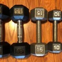 Dumbell Weights for sale in Norwalk OH by Garage Sale Showcase member Brad Harp, posted 12/18/2019