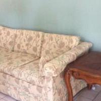 Sofa/end tables for sale in Troy MI by Garage Sale Showcase member Carole18, posted 09/26/2018