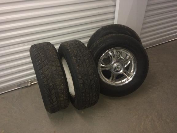 Snow tires and rims for sale in Grass Valley CA