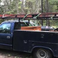 1998 chevy pickup with service box for sale in Trout Creek MT by Garage Sale Showcase member K&D 7713, posted 02/27/2019