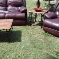 Couche and chair both recline for sale in Fort Myers FL by Garage Sale Showcase member Lips1976, posted 04/08/2019