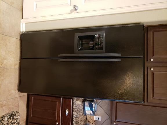 Black GE Side x Side Refrigerator for sale in Wylie TX