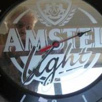Amstel Light Mirror clock for sale in Drexel Hill PA by Garage Sale Showcase member djlrdad, posted 03/06/2021