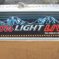 Coor's Light Hanging Sign for sale in Drexel Hill PA by Garage Sale Showcase member djlrdad, posted 03/21/2020