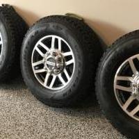Ford 4x4 F 250 factory wheels and tires. Only 900 miles. for sale in Murfreesboro TN by Garage Sale Showcase member Russell, posted 05/09/2019