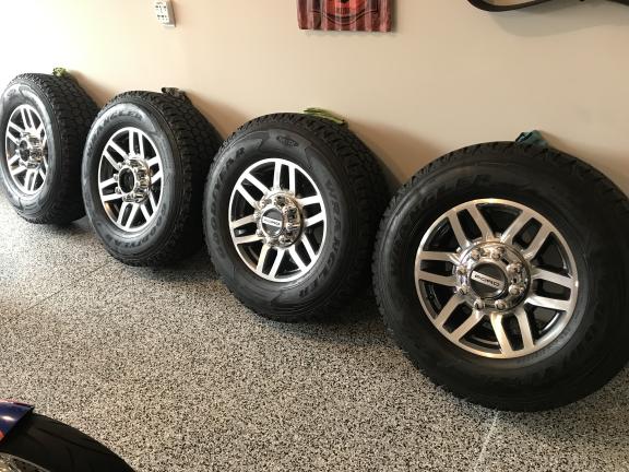 Ford 4x4 F 250 factory wheels and tires. Only 900 miles. for sale in Murfreesboro TN