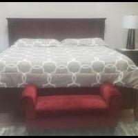 Four Piece King Bedroom Set for sale in Palisades Park NJ by Garage Sale Showcase member Palpark1, posted 07/07/2019
