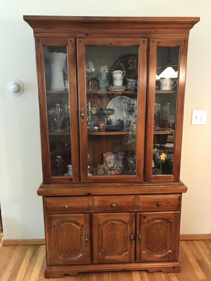 Wood Dinning Hutch for sale in Wappingers Falls NY