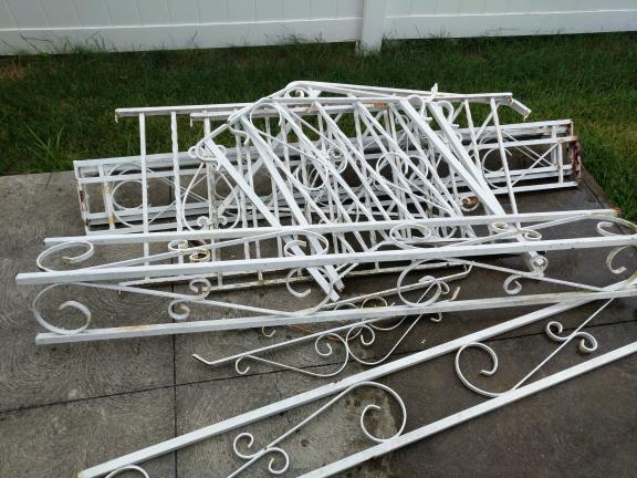 Raw iron post railing for sale in Gloversville NY