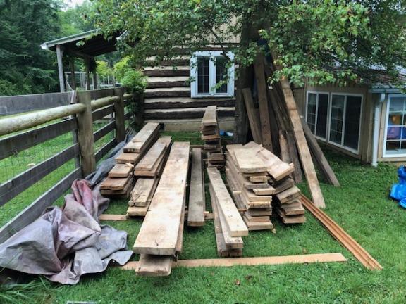 1000 Board Feet Reclaimed Poplar Lumber