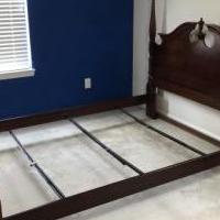 Bassett Cherry Queen Bed for sale in Buford GA by Garage Sale Showcase member Rungirl, posted 06/25/2019