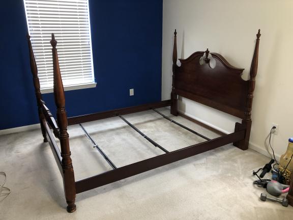 Bassett Cherry Queen Bed for sale in Buford GA