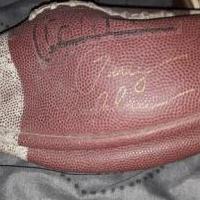 Terry Bradshaw autographed football for sale in East Saint Louis IL by Garage Sale Showcase member Karenkay75, posted 07/20/2019