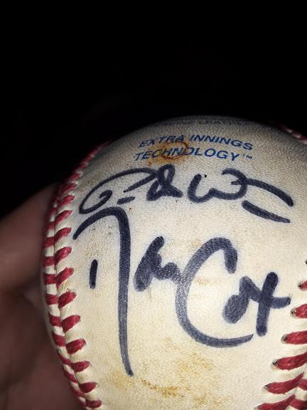 Autographed St Louis Cardinals baseball