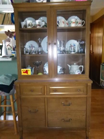 Dining room hutch and matching cabinet for sale in Cobleskill NY
