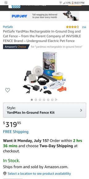 Rechargeable in-ground fence and collar for sale in Lima OH