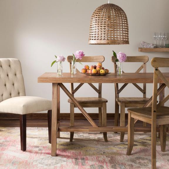 Farmhouse Trestle Table*NEW from Target*72"