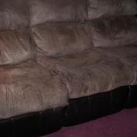Sofa (3) seat with reliner on each end + (2) Chairs with reclainer for sale in Kunkletown PA by Garage Sale Showcase member lexi2345, posted 08/25/2019