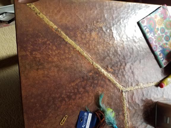 Copper Top Table