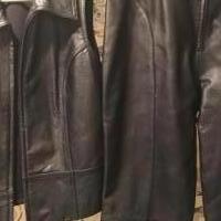 Leather pants and vest pants size 30/30 vest medium for sale in Muskegon MI by Garage Sale Showcase member gloria4442, posted 10/13/2019