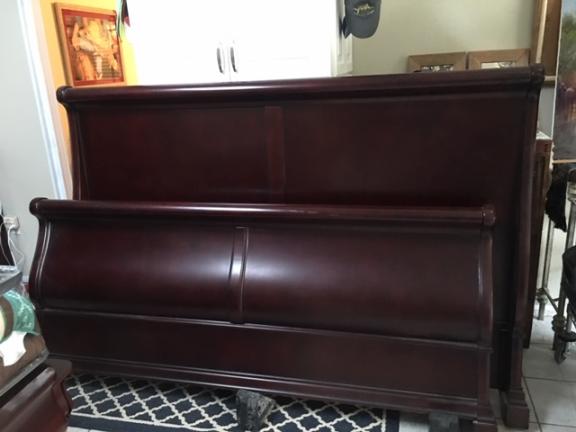 KING SLEIGH BED for sale in Carrabelle FL