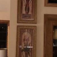 Two Gold Framed Vases for sale in Eagan MN by Garage Sale Showcase member Eaganjan, posted 04/27/2019