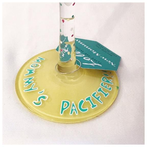Lolita "New Mommy" Wine Glass