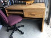 Oak Desk & Chair for sale in South Burlington VT