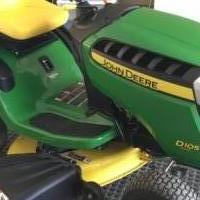 JOHN DEERE D 105 AUTO RIDING MOWER for sale in Sparta NC by Garage Sale Showcase member Scrap058, posted 05/21/2019