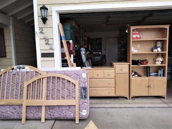 Solid maple "Pali" 4 piece bedroom set that goes from infant-toddler-youth-teen