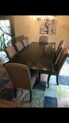 Dining table 8 mgbw upholstered chairs for sale in Englewood NJ