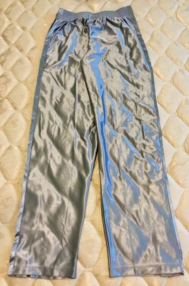 Men’s silver snap off pants