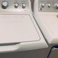 GE TOPLOAD WASHER + DRYER for sale in Noblesville IN by Garage Sale Showcase member Bellisario34, posted 06/09/2019