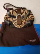 Mini Coach Leopard Print Handbag for sale in Brunswick GA