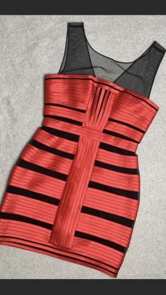 NWOT Bcbg MaxAzria red dress 12
