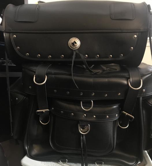Motorcycle Touring Bag with Roll