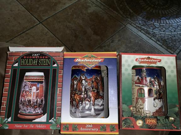 Budweiser Holiday Stein for sale in Paris TN