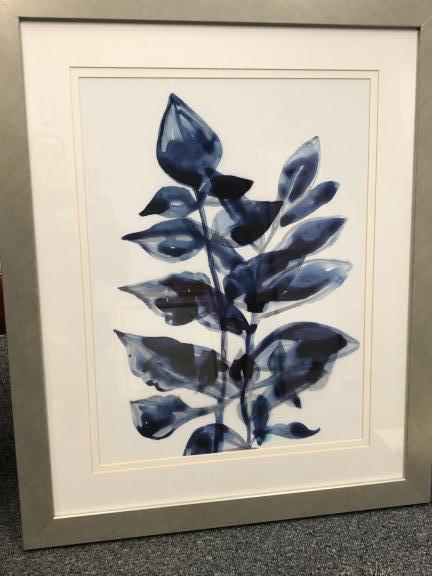 Blue and White Contemporary Art for sale in Carmel IN