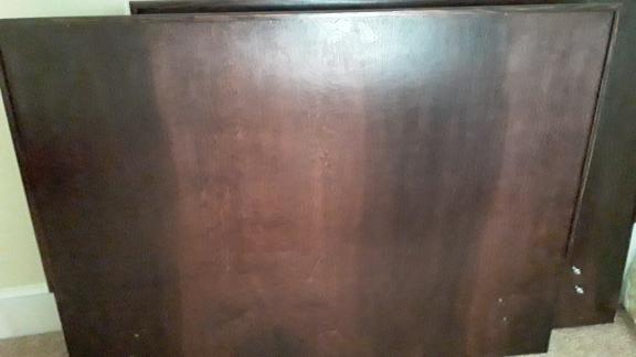 Solid Wood Twin Headboard /Mattress and Box Spring for sale in Newton NC