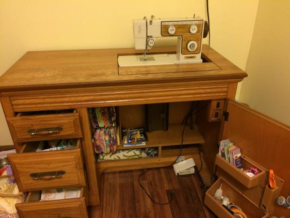 Sewing cabinet/machine for sale in Newport NC