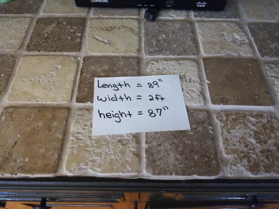 entertainment center (solid wood)