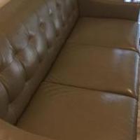 Leather sofa 3 person like new for sale in Sebastian FL by Garage Sale Showcase member Cervera, posted 11/28/2019