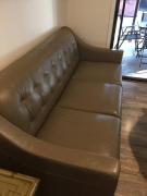 Leather sofa 3 person like new for sale in Sebastian FL