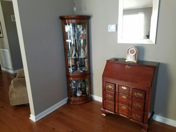 Desk and Curio Cabinet for sale in Pinehurst NC