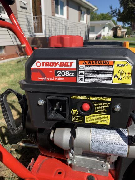 Troy snow blower
